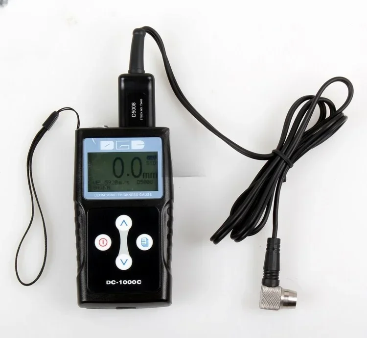 DC 1000C/2000C Ultrasonic Thickness Gauge/Steel Plate/Valve/Pressure Vessel/Plastic Plate