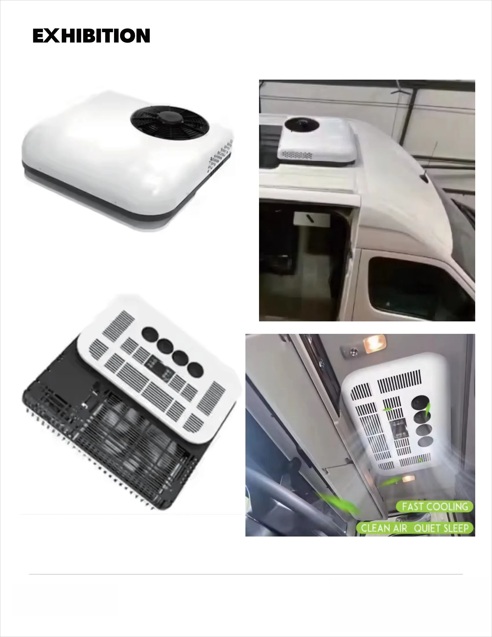 24 فولت اير Acondicionado Rv 12V مكيف هواء على السطح شاحنة وقوف السيارات مكيف الهواء لسيارة فان