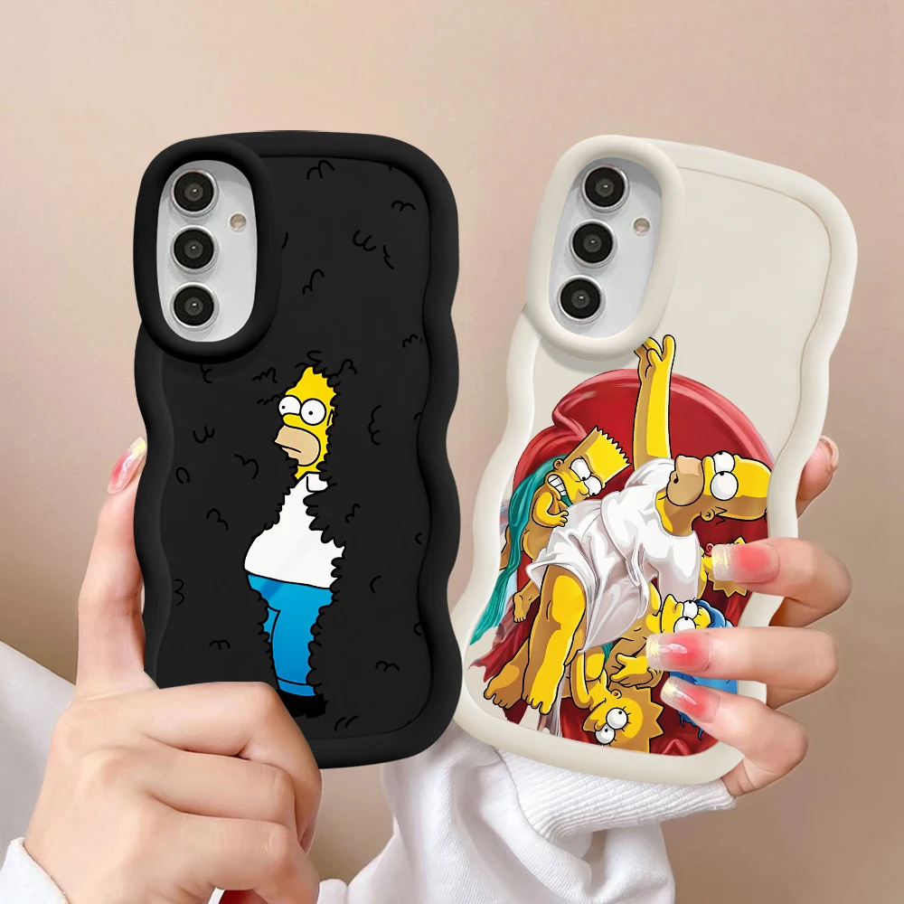The S-simpsons Cute Case for Samsung Galaxy A11 A12 A13 A14 A15 A16 A21s A36 A26 A34 A33 A35 Soft Phone Cover