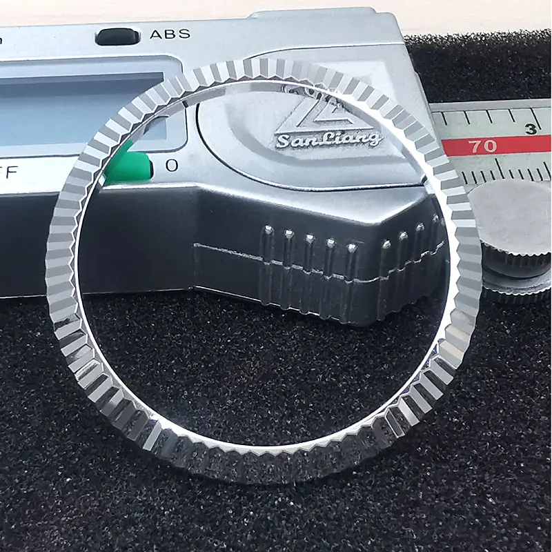 904L Satinless Steel Watch Bezel For RLX 36mm Datejust 116234 126234 116200 126200 , Silve color High Quality Watch Parts
