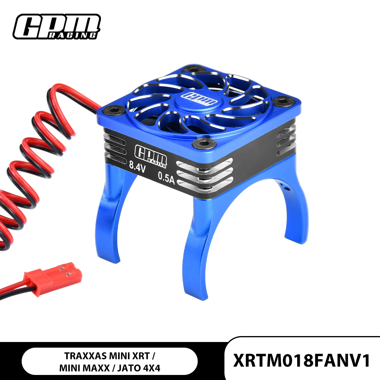 مروحة تبريد عالية السرعة GPM 15000 20000 دورة في الدقيقة لمحرك 36 مم متوافق مع تبريد قطع غيار السيارات Mini XRT Mini Maxx Jato RC