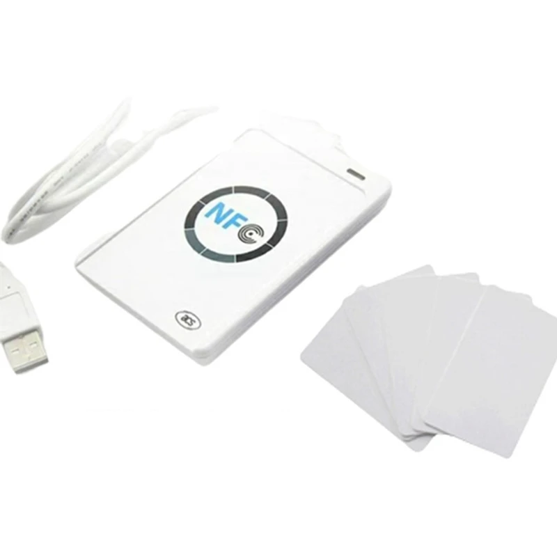 ACR122U Programmer ISO14443 Smart Chip Card Reader 13.56Mhz Tag Clone Copier RFID Duplicator (C)