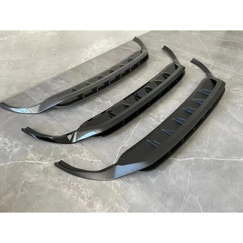 Bt Selling- Q S-Line GLossy Black  Rock Front Lip s  sport modelHigh Quality