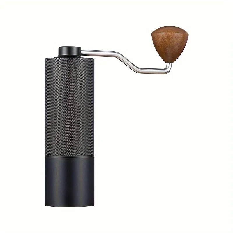 

Premium Manual Coffee Grinder Non-Slip Aluminum Body Adjustable Steel Burr Perfect for Home & Office Use