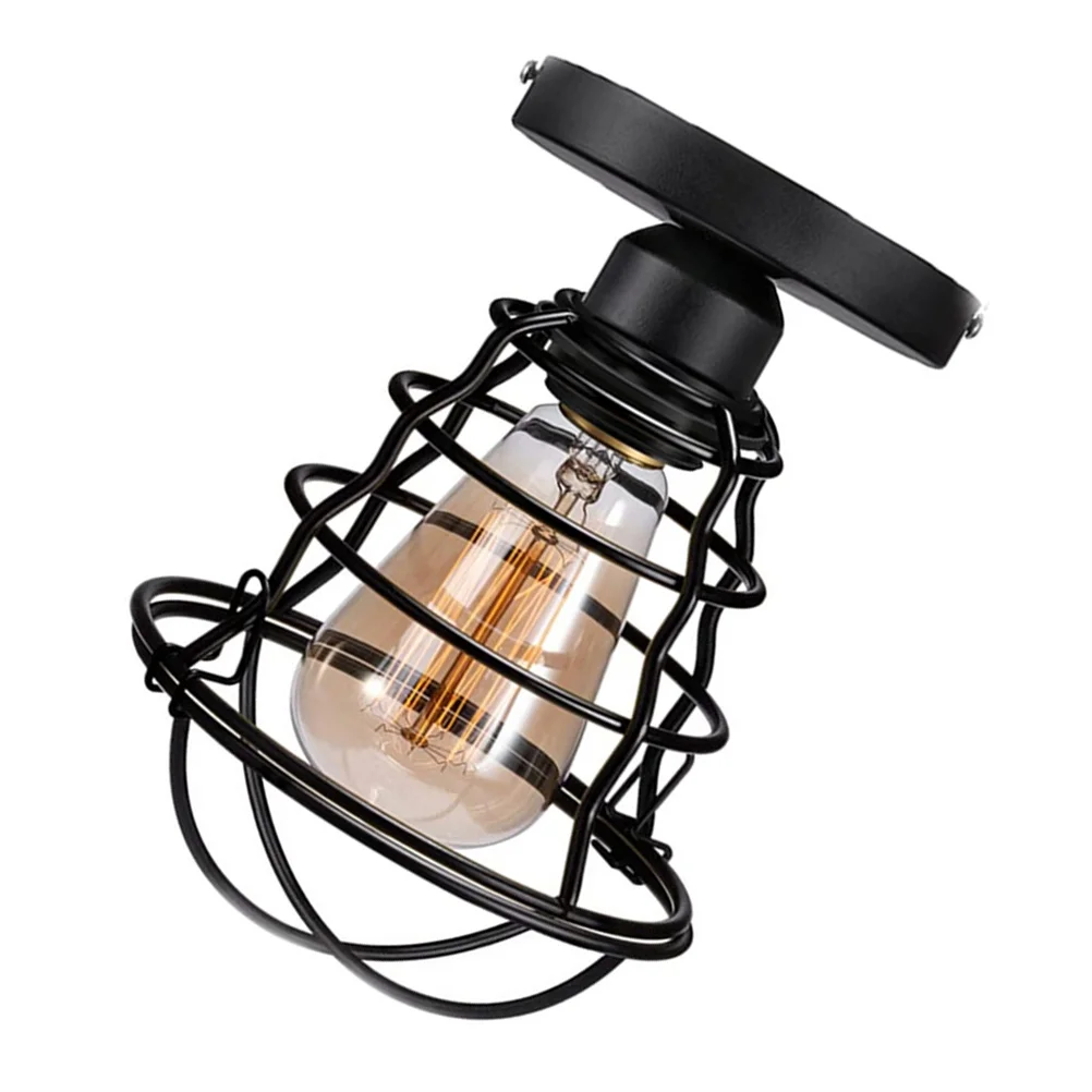 

Household Ceiling Lamp Light Industrial Style Indoor Iron Room Lamps for Living