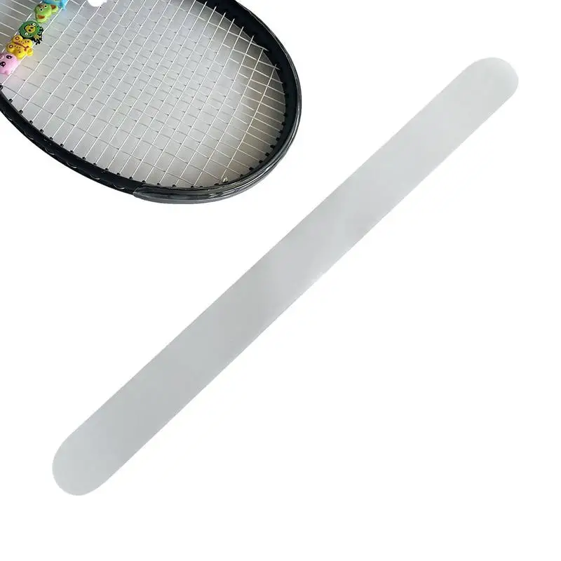 Racket Edge Protection Tape Soft TPU Tennis Tape Racket Head Protector Waterproof Tennis Racket Head Protector Badminton Racket