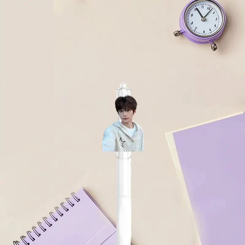 Ziyu surrounding quick-drying 0.5mm gel pen with high appearance level star student exam practice press special black pen