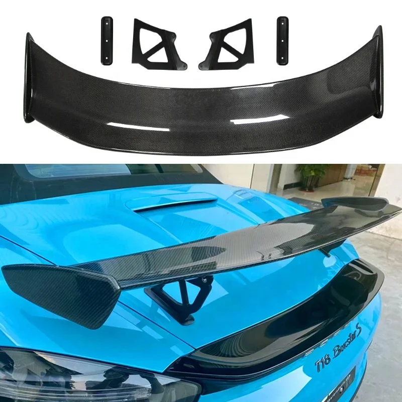 

Exclusive 2025 718 Rear Spoiler Tail Spoiler Carbon Fiber Spoiler for Porsche 718
