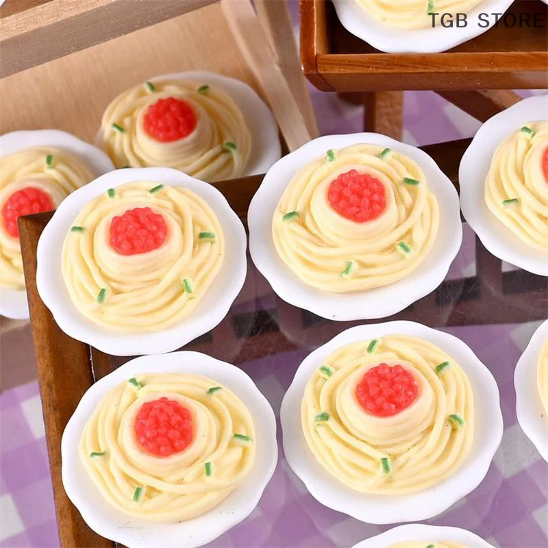 10個/袋入り シミュレーション麺 ドールハウス おもちゃ アクセサリー ミニチュアフード プレイシーン モデル マイクロランドスケープ オーナメント ホームデコレーション