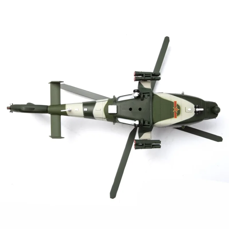 1: 100 Scale Armed Aircraft With Propellers Straight 9 Model WZ-9 Z-9 Dolphin Helicopter Model Toys Gifts