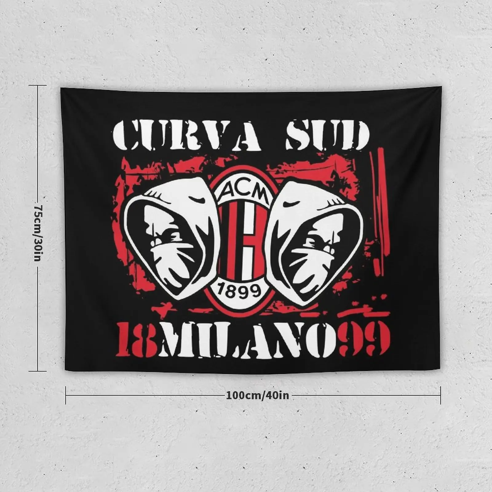 Curva south milano 1899 Tapestry Decoration For Rooms Things To The Room Tapestry