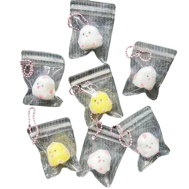 1pc Cute Chick Squeeze Stress Relief Toy Soft Mochi Toy Cartoon Slow Rebound Toys Decompression Squishy Toys For Kid Adult Gifts