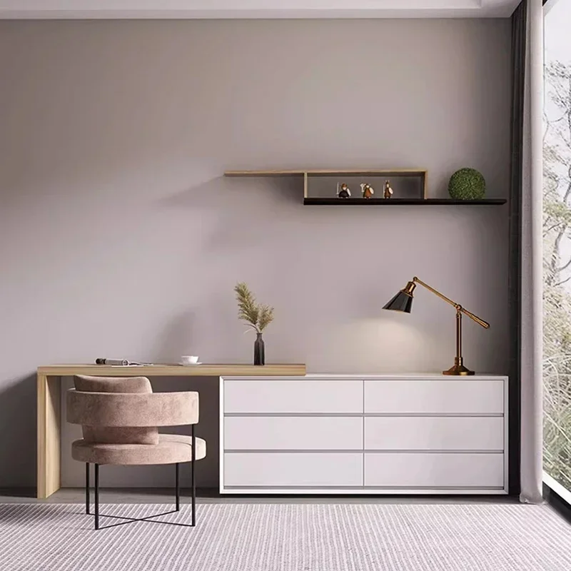 Mirror Makeup Vanity Table Bedroom Storage Cabinet Modern European Dressing Table Luxury Mesa De Maquillaje Trendy Furniture