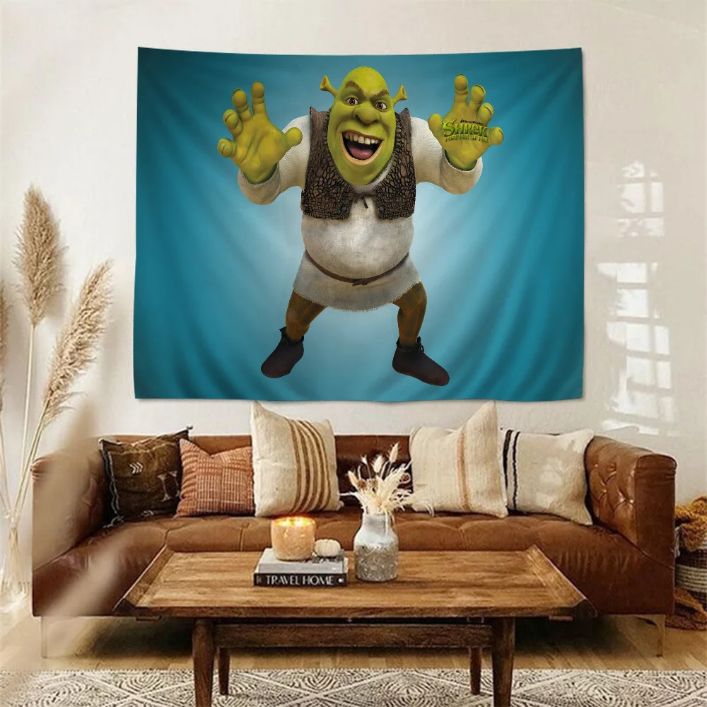 Cartoon Moive S-Shreks Colorful Tapestry Wall Hanging Bohemian Wall Tapestries Mandala Wall Hanging Sheets