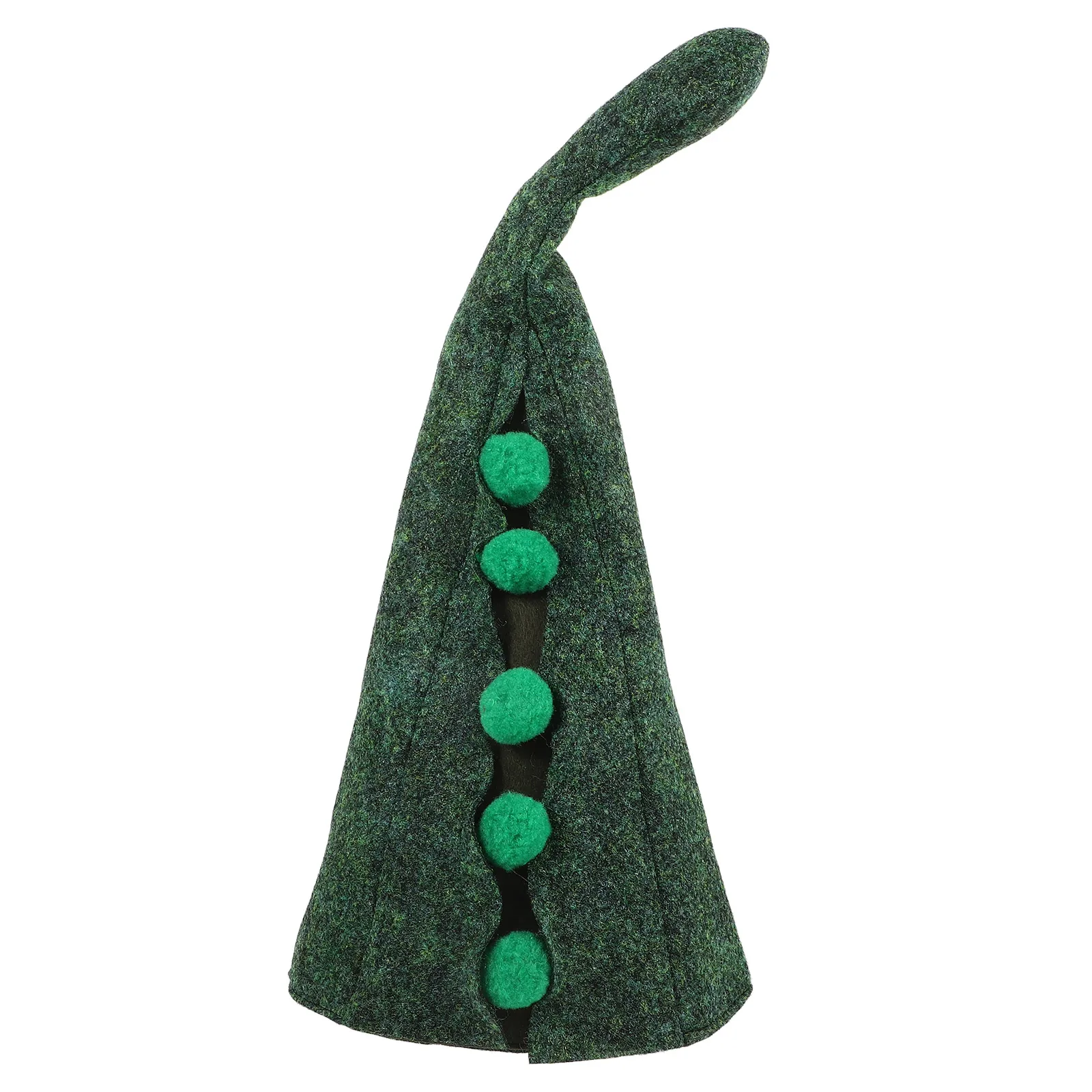 

Peasecod Shape Wizard Hat Soft Comfortable Size Fits All Halloween Cosplay Party Costume Prop Unique Photo Accessory