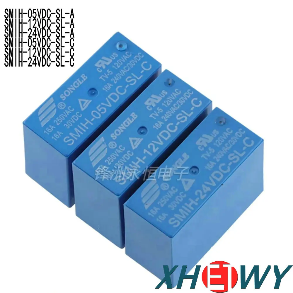 SMIH-05V 12V 24VDC-SL-A SL-C 6-pin 8-pin 16A relay SMIH-05VDC-SL-A SMIH-12VDC-SL-A SMIH-24VDC-SL-A SMIH-05VDC-SL-C SMIH-12VDC-SL