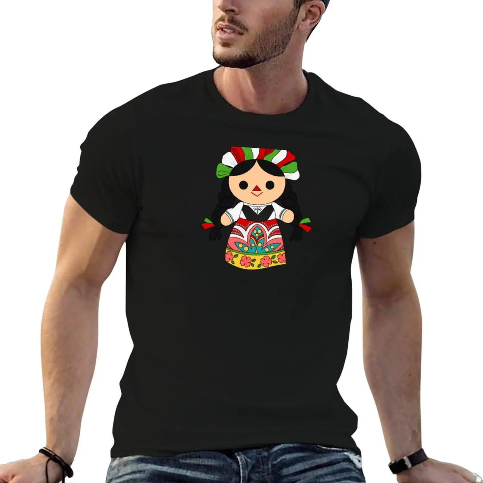 Maria 1 (Mexican Doll) T-Shirt graphic tee shirt plus sizes T-shirt men