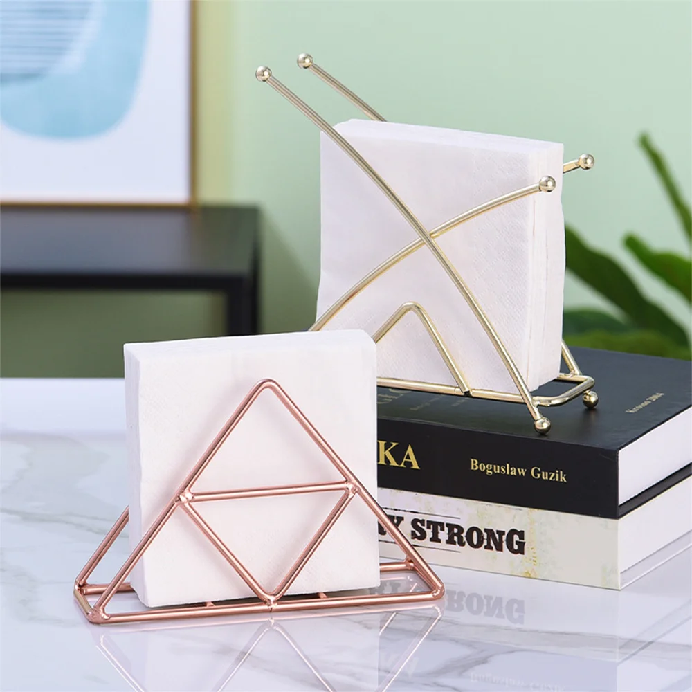 Stylish Modern Metal Napkin Holder For Bathroom And Kitchen - Table Accessory For Tissue Organizationhome Decor,School Supplies