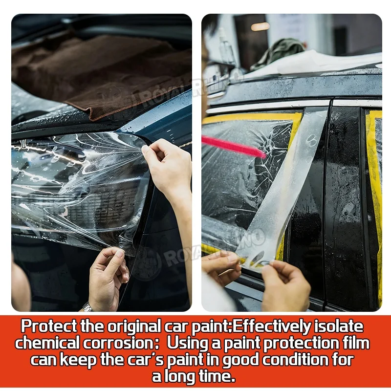 Transparent TPU Car Body Paint Protection Film PPF 7.5Mil  Anti Scratch Auto Door Sill Bumper Edge Guard Vinyl Wrap Stickers view 5