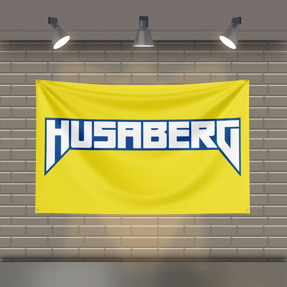 3x5 Ft H-Husabergs Racing  Flag Polyester Printed Cars Flags for Room Garage Decor