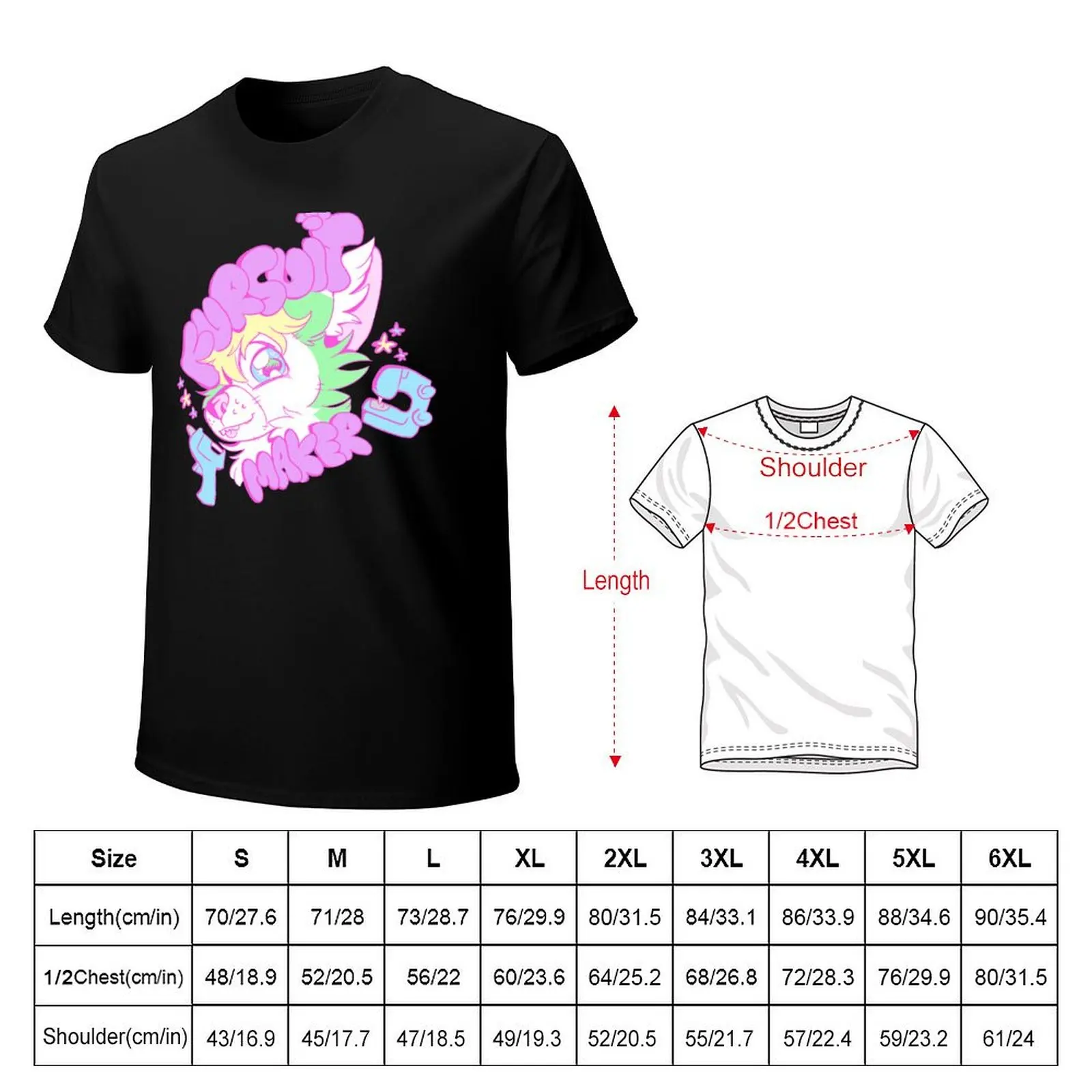 Fursuit Maker! T-Shirt anime clothes new edition sublime T-shirt men