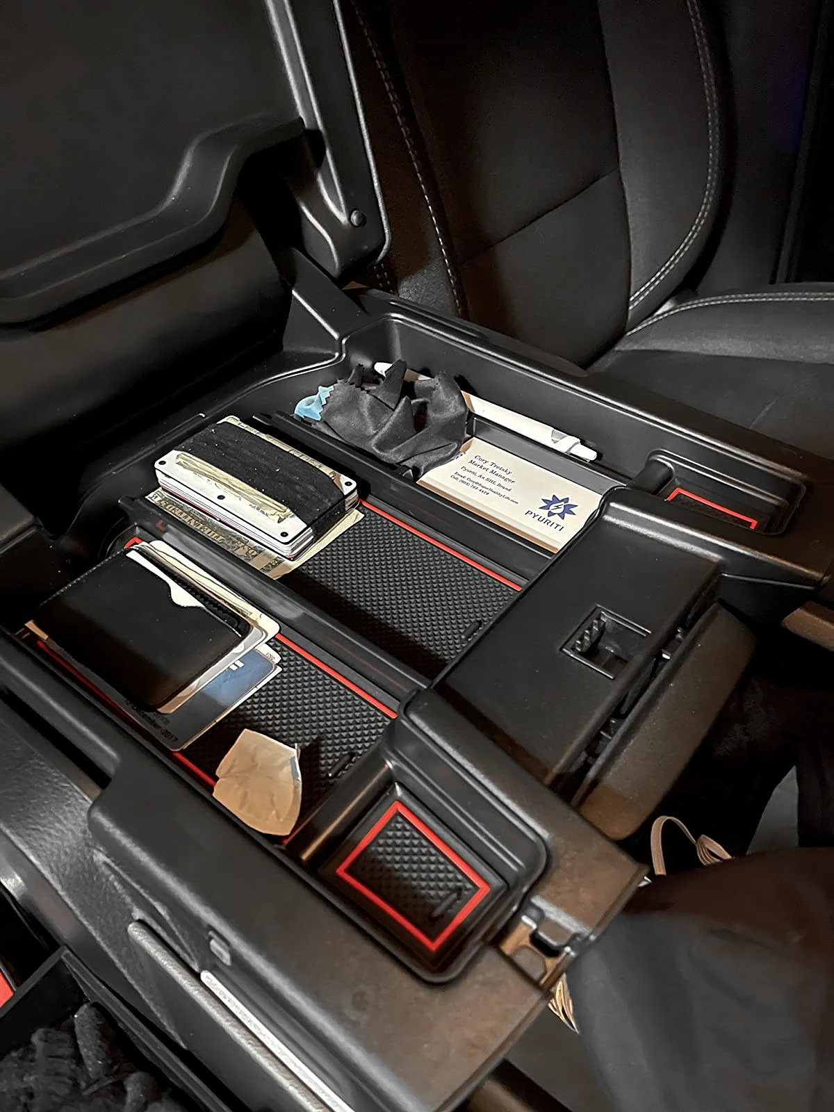 Car Armrest Box Storage Center Console Organizer Container For Dodge RAM 1500 2500 3500 2019 2020 2021 2022 2023 Accessories