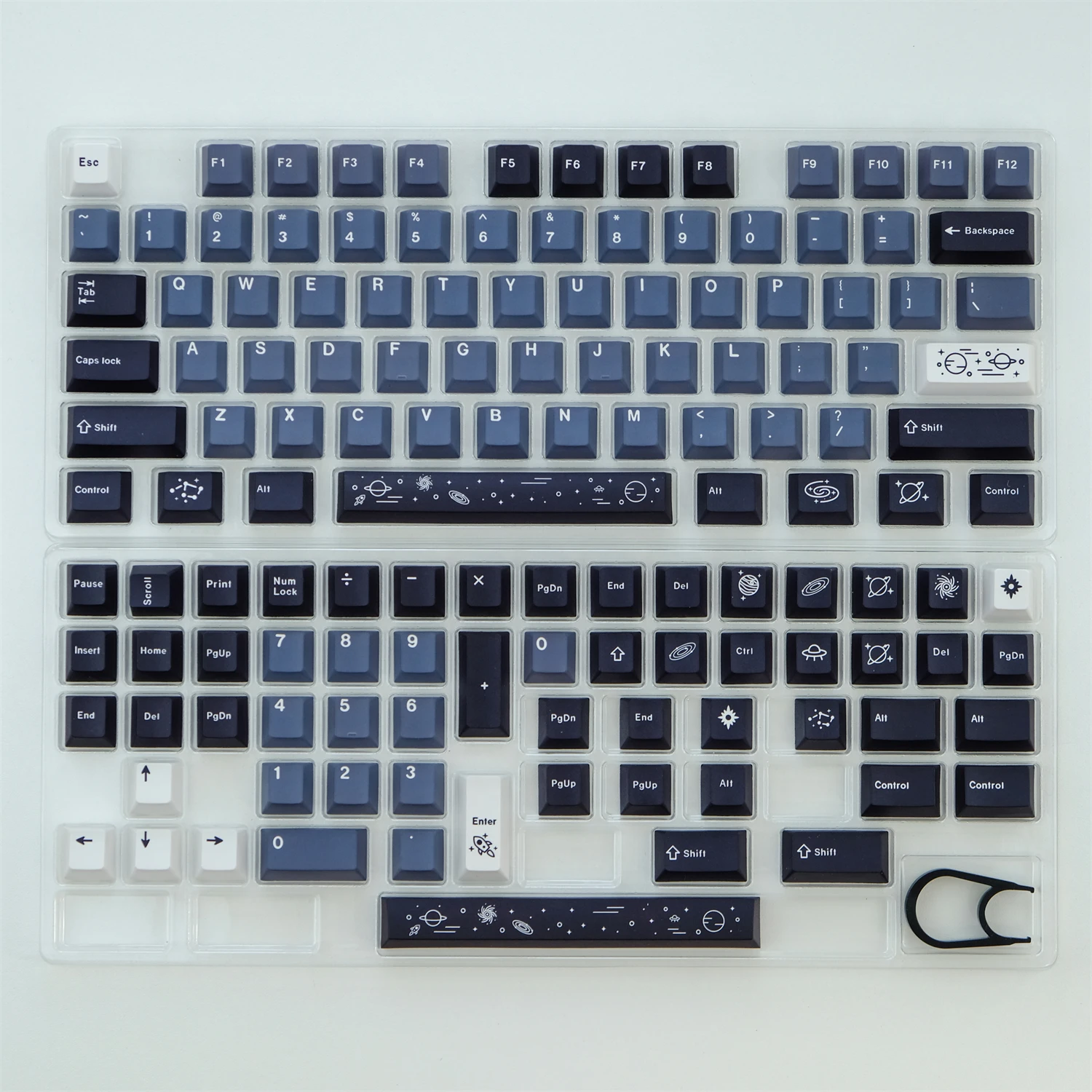 GMK Galaxy 129 مفاتيح/مجموعة PBT الكرز عالية صبغ التسامي لوحة المفاتيح الميكانيكية أغطية المفاتيح لمفتاح Mx 61 64 68 87 104