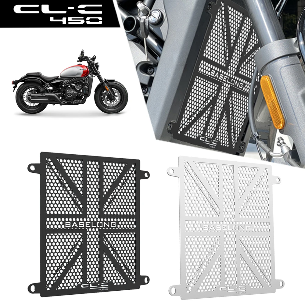 

Для CFMOTO CLC 450 Bobber CF MOTO 450 CL-C 450CLC 2023 2024 2025 аксессуары для мотоциклов радиатор решетка радиатора Защитная крышка