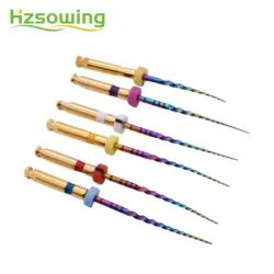 Rainbow Rotary Files Endodontics Materials Root Canal Files Super Taper Engine System SX F3 Dentists Use
