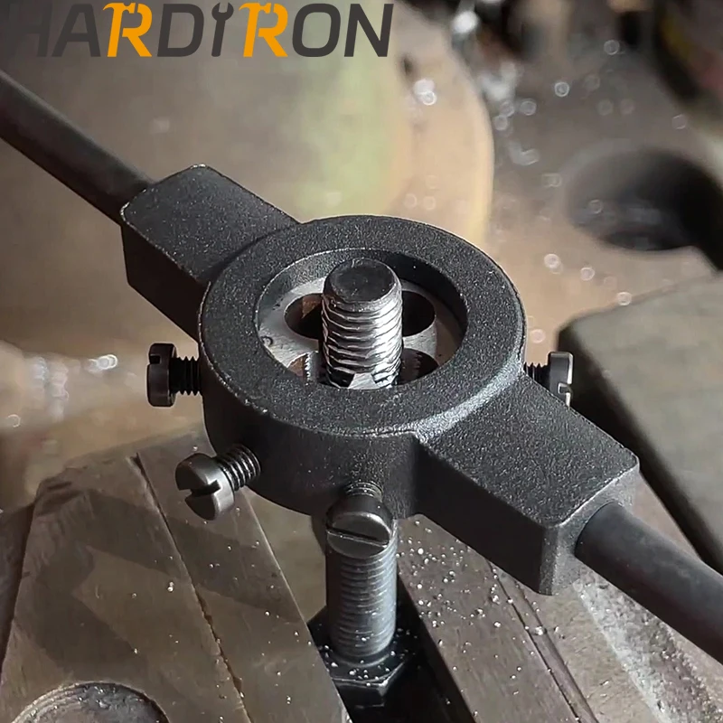 Hardiron Metric M26X1 Round Threading Die, M26 x 1.0 Machine Thread Die Right Hand