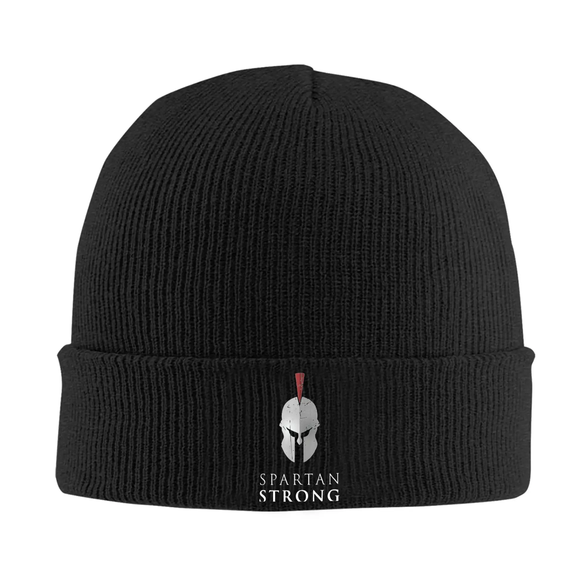 SPARTAN STRONG Knit Hat Beanie Winter Hats Warm Acrylic  Casual  Cap for Men Women Gift
