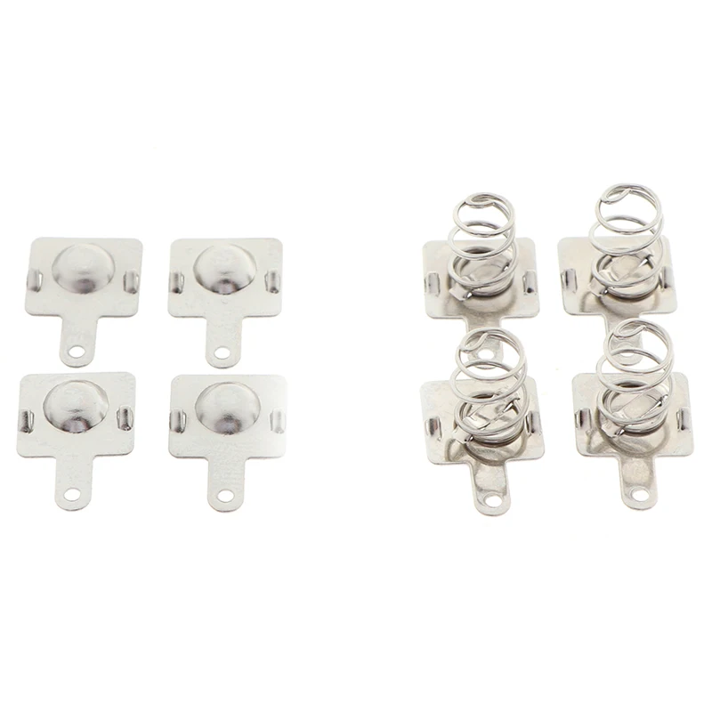 10 Par Sprężynowych Styków Baterii Zamiennych Metalowe Płytki Styków Sprężynowych do Baterii AA AAA