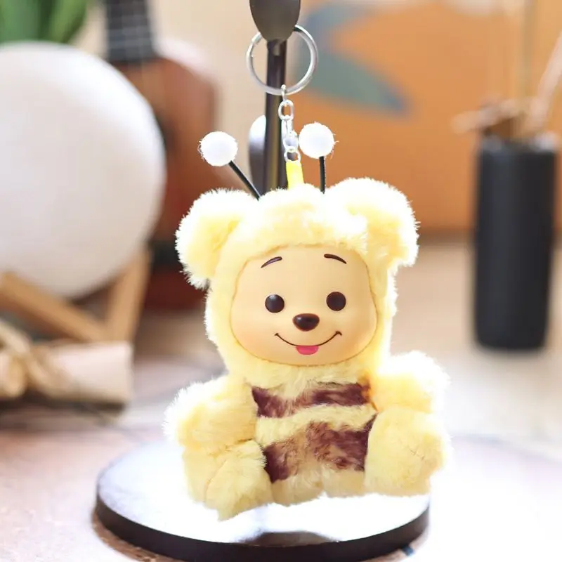 ตุ๊กตาหมีพูห์ขนาด 15 ซม. ตุ๊กตาพูห์ปาร์ตี้ซนๆ ตุ๊กตาพูห์เป้สะพายหลัง ตุ๊กตาพวงกุญแจ ของตกแต่งน่ารัก ของขวัญวันเกิด