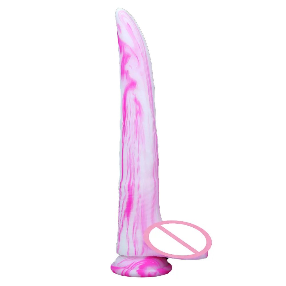 10.6 Inch Mix Color Realistic Soft Silicone Dildo Anal with Suction Cup For Women Masturbation Penis Adult Phallus Dick Sex Toys