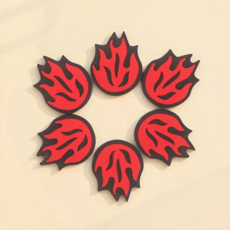 

6Pcs Flower Shaped Tennis Dampener Silicone Vibration Absorber for Racket Shock Reduction Comfortable Grip Use