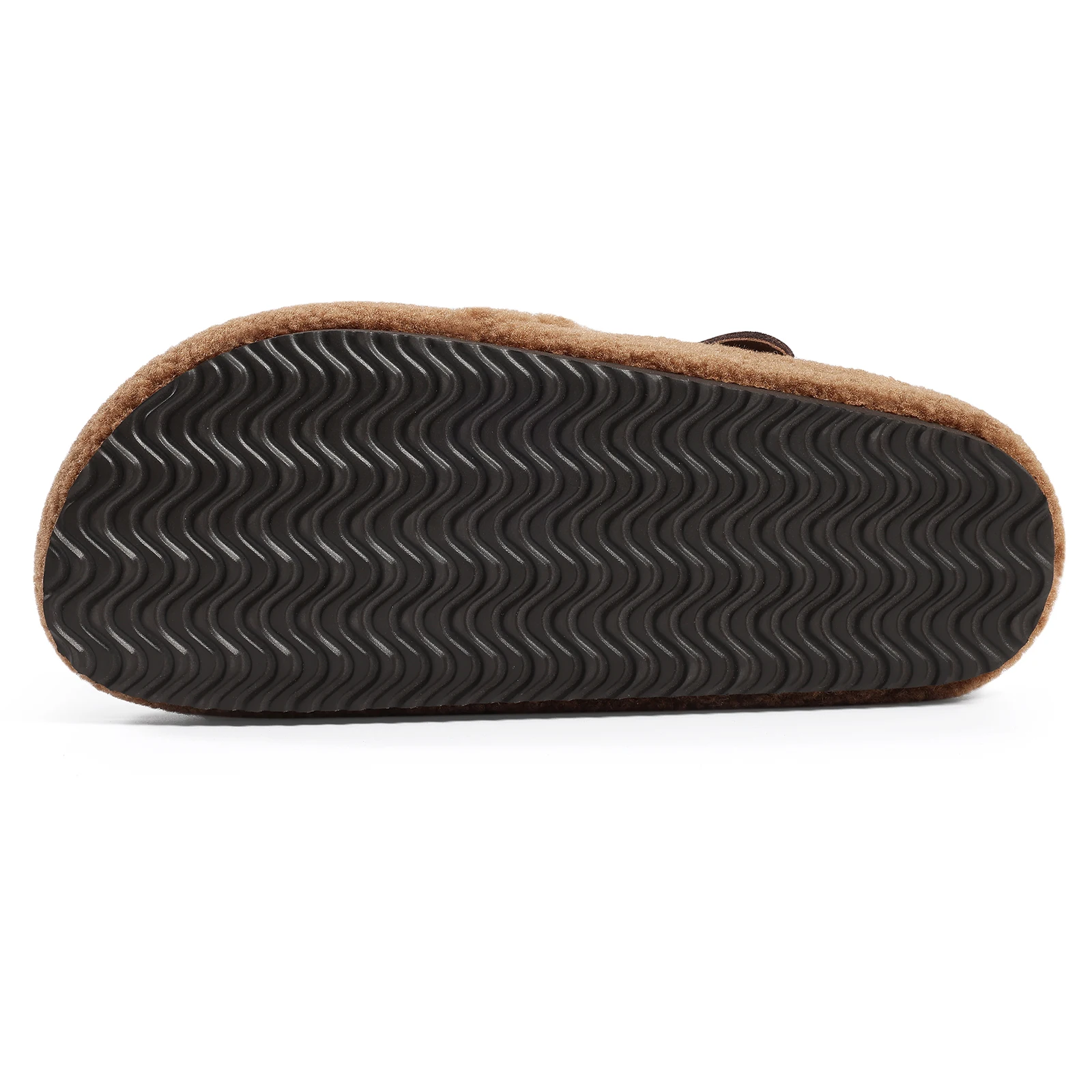 Shevalues Winterfell-Clogs für Damen, bequeme Fleece-Hausschuhe mit Fußgewölbestütze und verstellbarem Riemen, warme, flauschige Hausschuhe – Detail 3