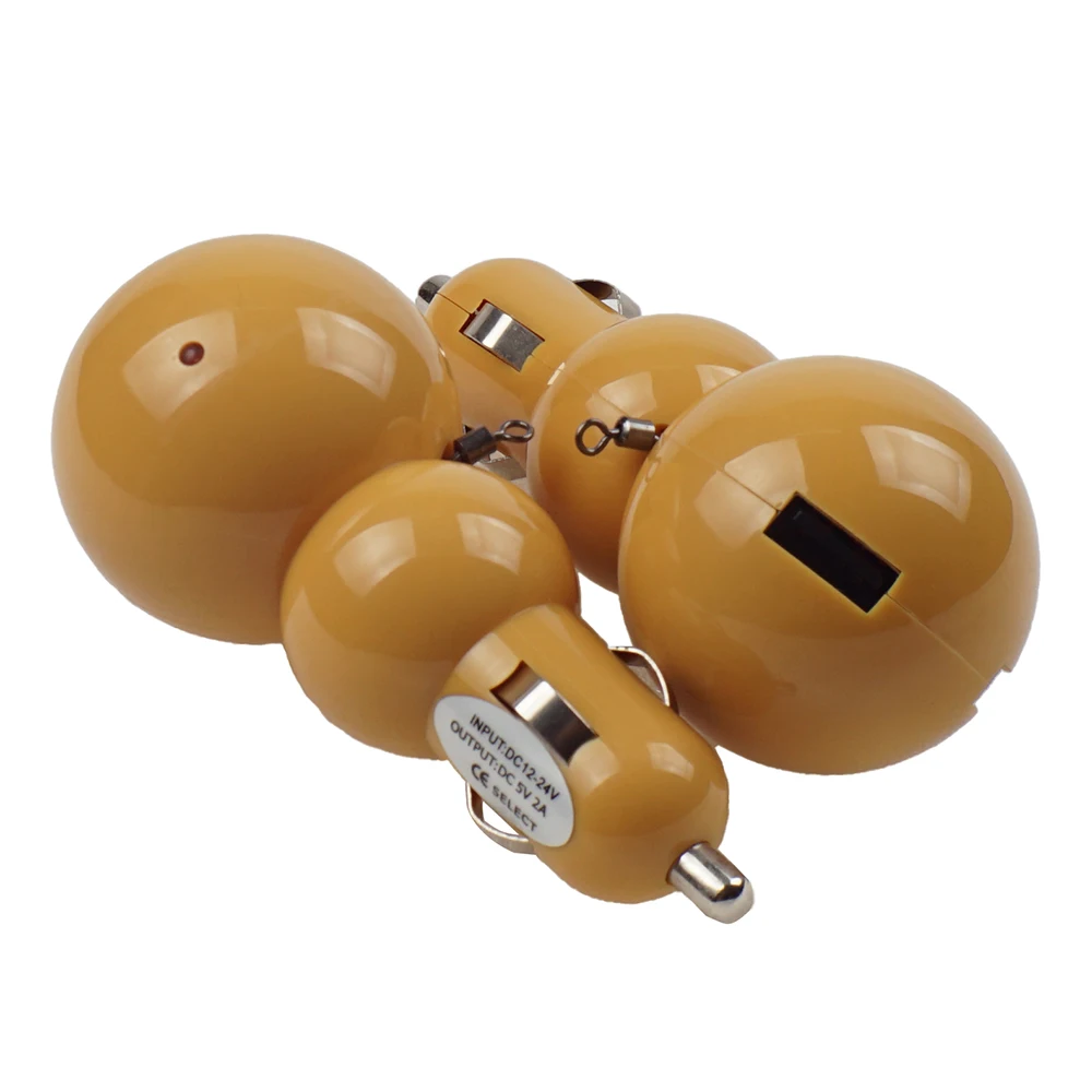 Cargador de coche USB DUAL de carga rápida, enchufe de encendedor de cigarrillos, dos puertos dobles, 5V, 2A, 3 unidades por lote