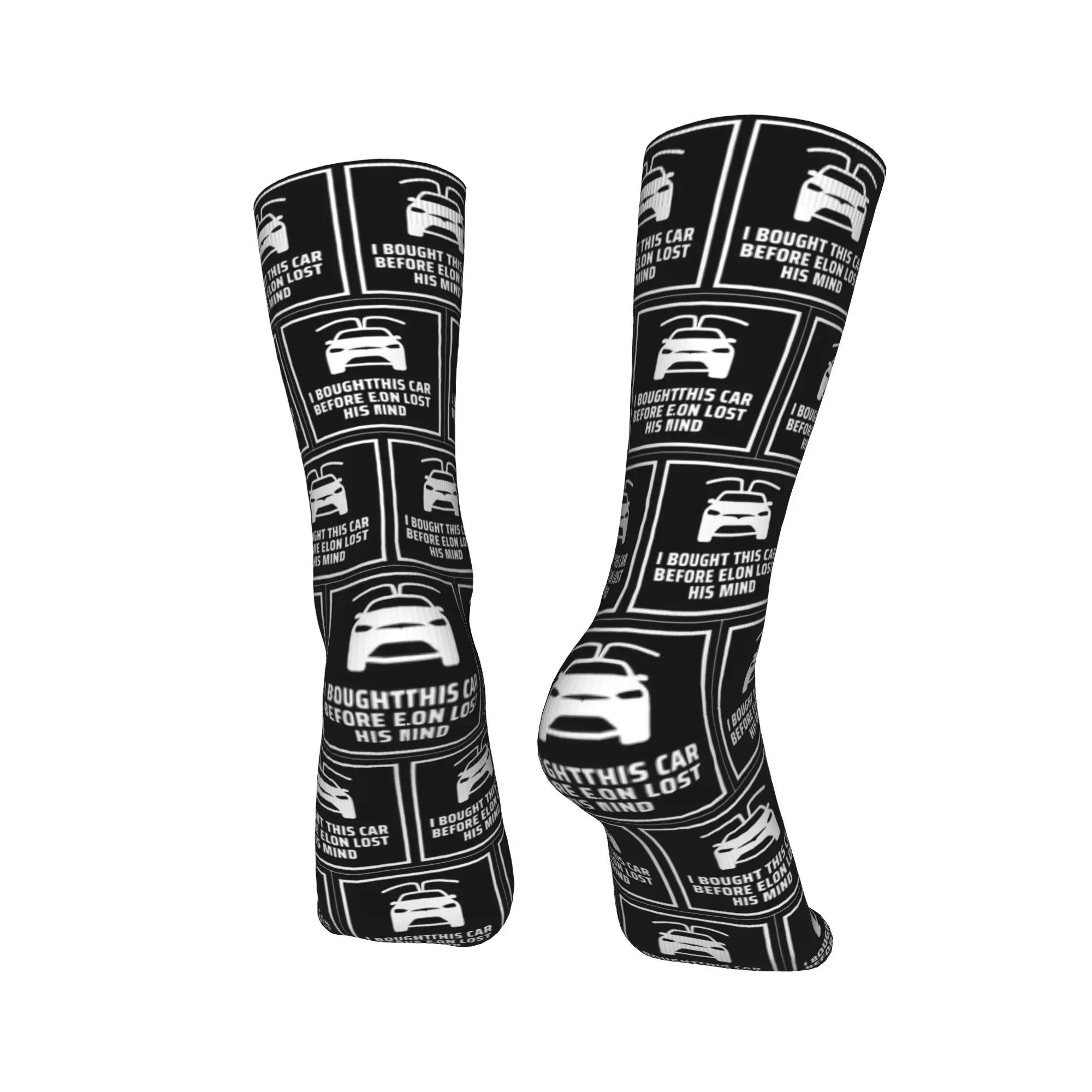 Calzini Tesla per tutte le stagioni Harajuku Calze super morbide Calzini sportivi a tubo centrale morbidi per uomo Donna Regali di Natale