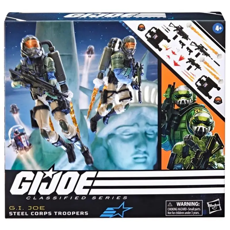 

Hasbro G.I. Joe Classified Series #95 Steel Corps Troopers Collectible Action Figure 6-Inch Action Figures Toy Gift