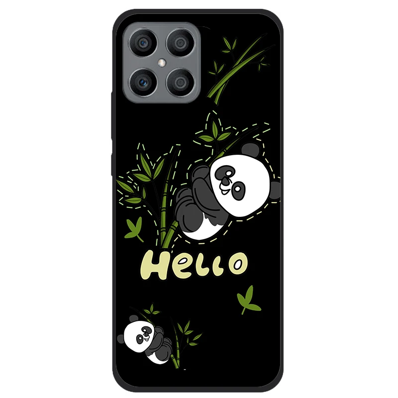 For Honor X8 Case 2022 Soft Silicone Back Case for Huawei Honor X8 HonorX8 Phone Cover TFY-LX1 TFY-LX2 TFY-LX3 Black Bumper TPU