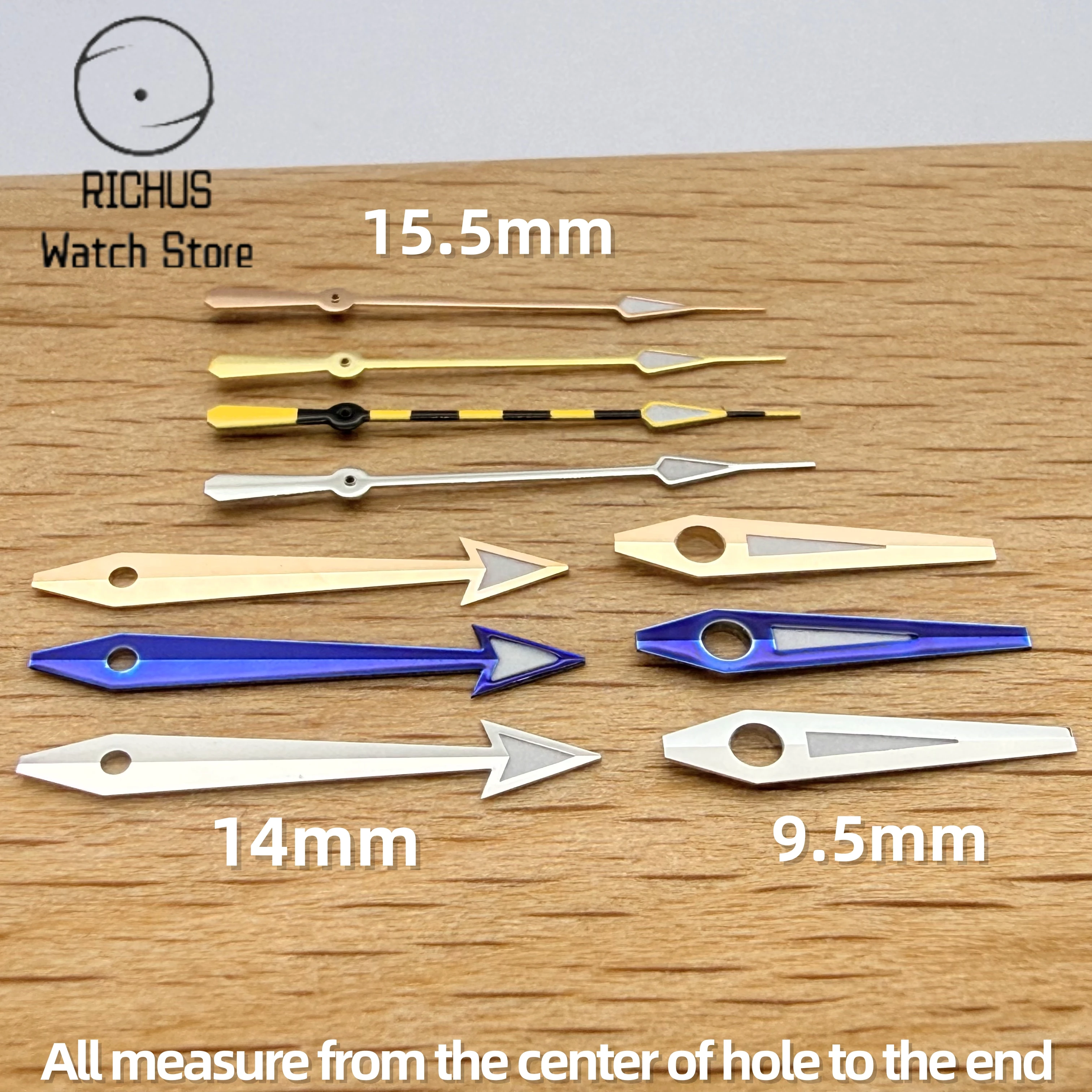 NH35 Watch Hands Green Luminous Silver Blue Gold Rose Gold Fit NH34 NH35 NH36 4R36 7S26 Movement Mod Replacement Parts