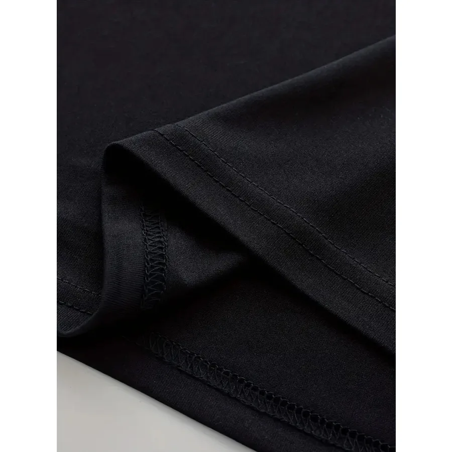 Silence I Keel You Skull 프린트 티셔츠 남성 캐주얼 라운드 넥 반팔 탑