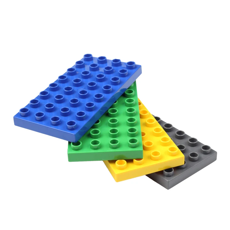 32 hole bricks baseplate big building blocks Compatible with bricks set Accessories 4*8 dots Basic Creativity Toys children Gift