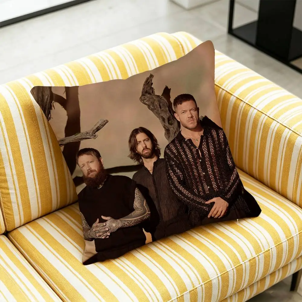 For Imagine Dragons Throw Pillow Cover Case Custom Decorative Pillowcase Accent Cushion Covers Gift