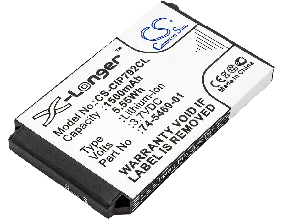 Replacement Battery for Cisco  7026G, 74-5468-01, 7925, 7925G, 7925G-EX, 7926, 7926G, CP-7925G-A-K9,CP-BATT-7925G-STD 74-5469-01