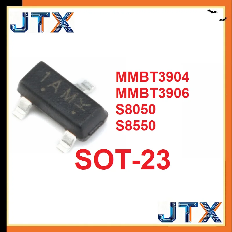 100PCS/LOT MMBT3904 MMBT3906 S8050 S8550 SOT-23  New Original