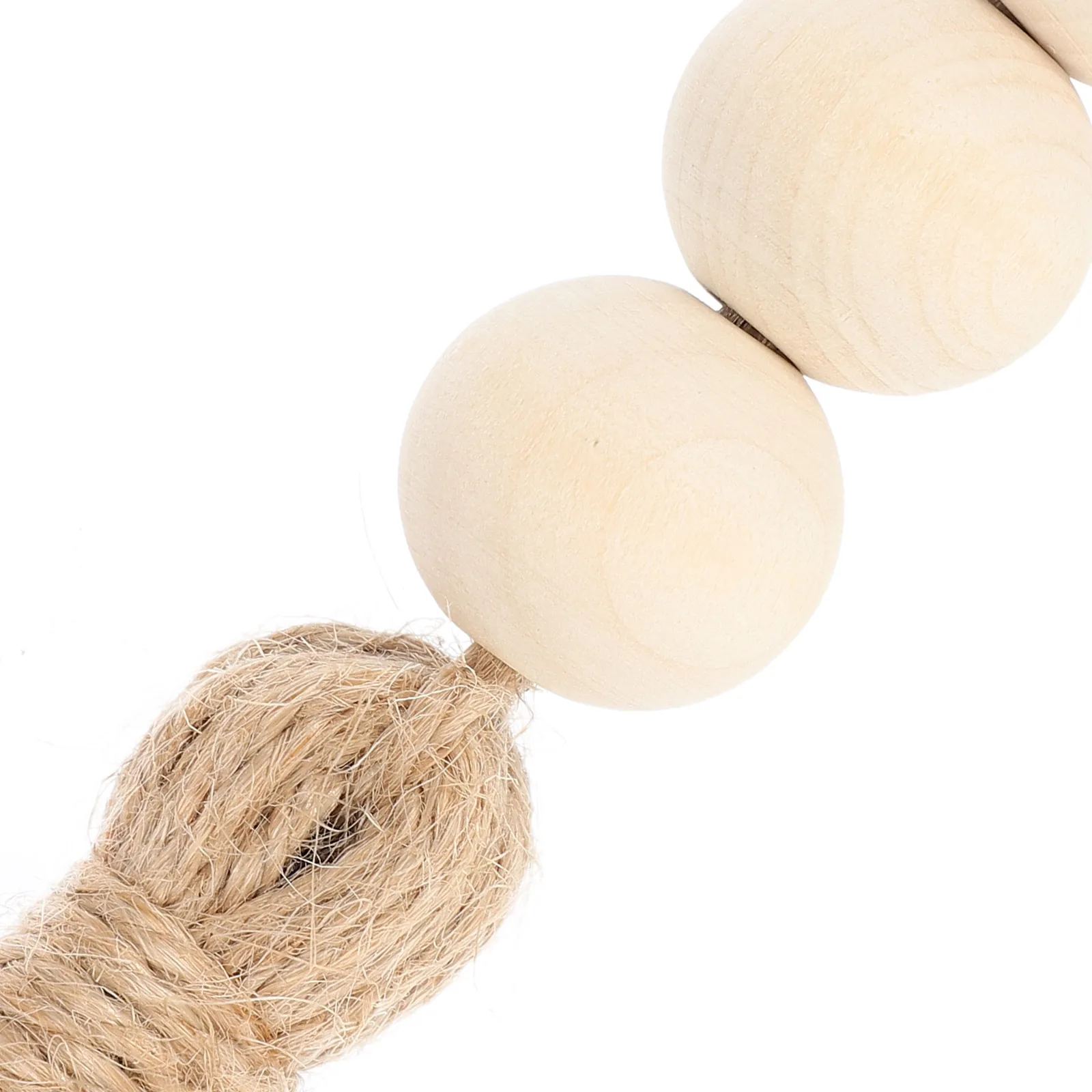 

Wreath Wooden Bead Tassel Beading Decorations Trays Home Hemp Rope Hanging Garlands
