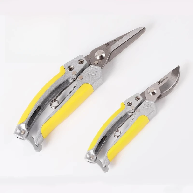 스테인레스 스틸 꽃 가지 가위 8 인치 가지 가지 치기 원예 도구 직접 가위