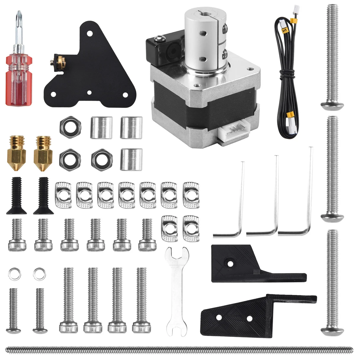 Zestaw do modernizacji silnika krokowego z podwójnym śrubą pociągu Z do drukarki 3D Creality Ender 3, Ender 3 Pro, Ender 3 V2, Voxelab Aquila