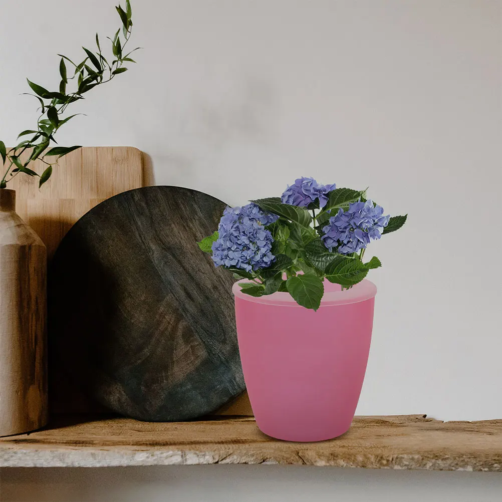 

5pcs Self-Watering Flower Pots Planters For Indoor Garden Hydroponic Planter Succulent Container Lightweight